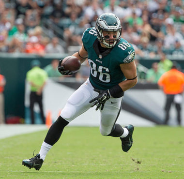 zach-ertz-week-12-3-te-rankings-dfs-week-one