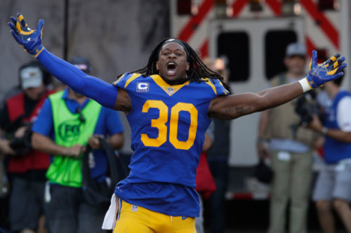 TODD GURLEY CUSTOM ST LOUIS RAMS DRAFT DAY JERSEY