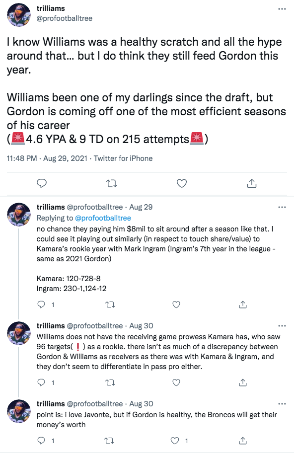 PFF Has Javonte Williams Ranked As Their No. 1 RB Ahead Of 2021 NFL Draft -  Steelers Depot