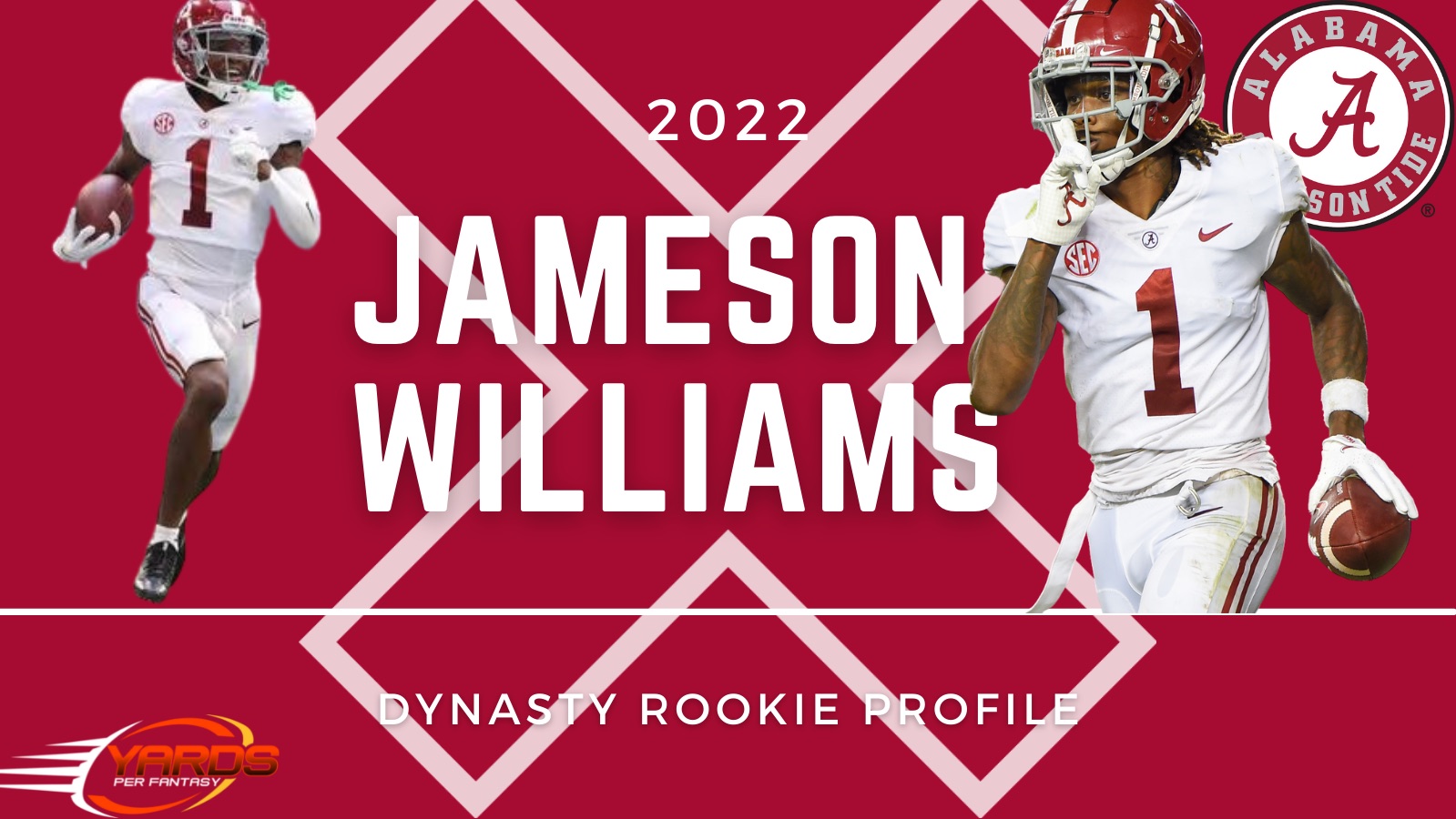 Jameson Williams: 2022 Dynasty Rookie Profile - Yards Per Fantasy