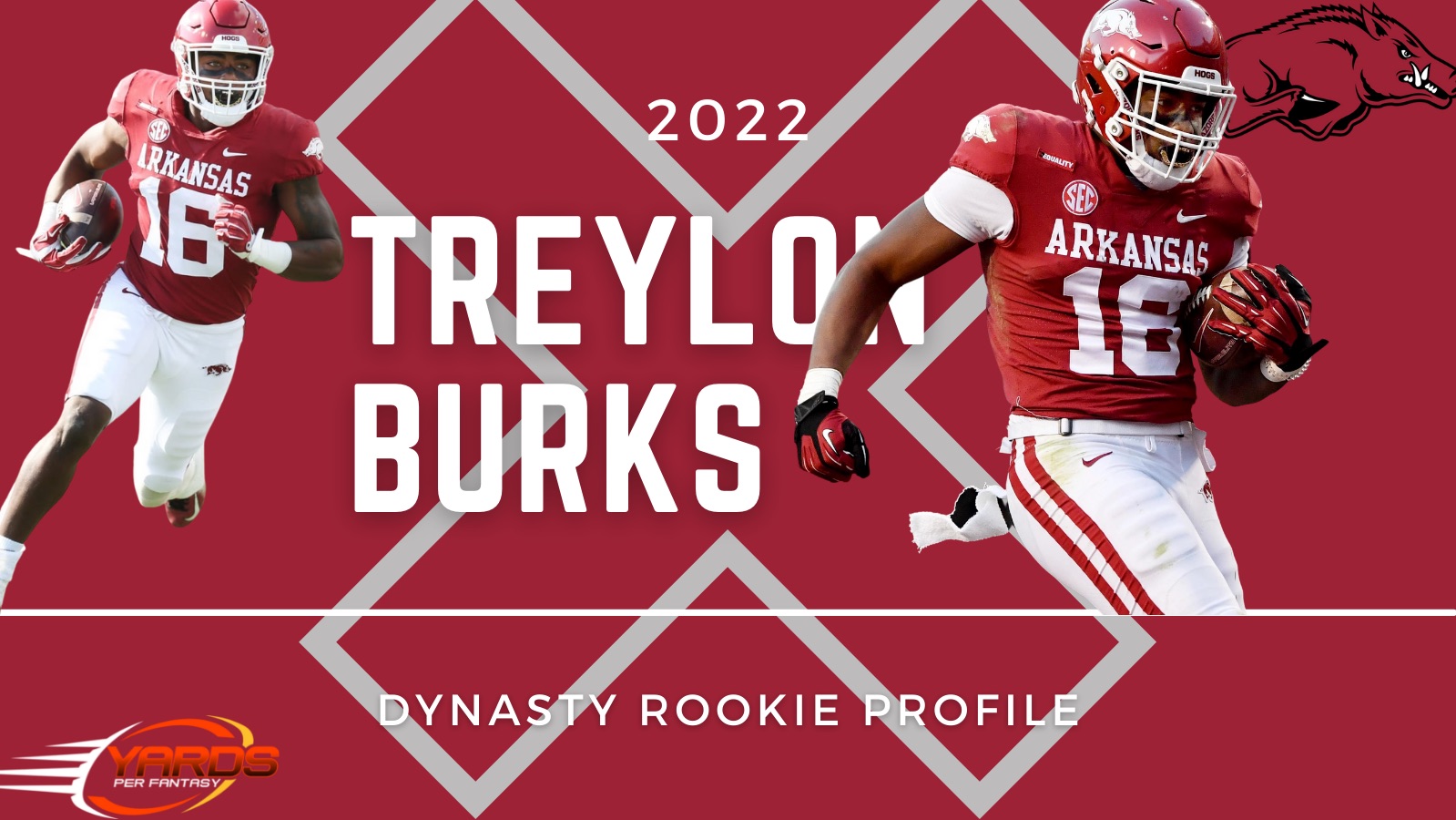 Treylon Burks Dynasty Profile: Fantasy Outlook, Value, Projections, and  Rankings