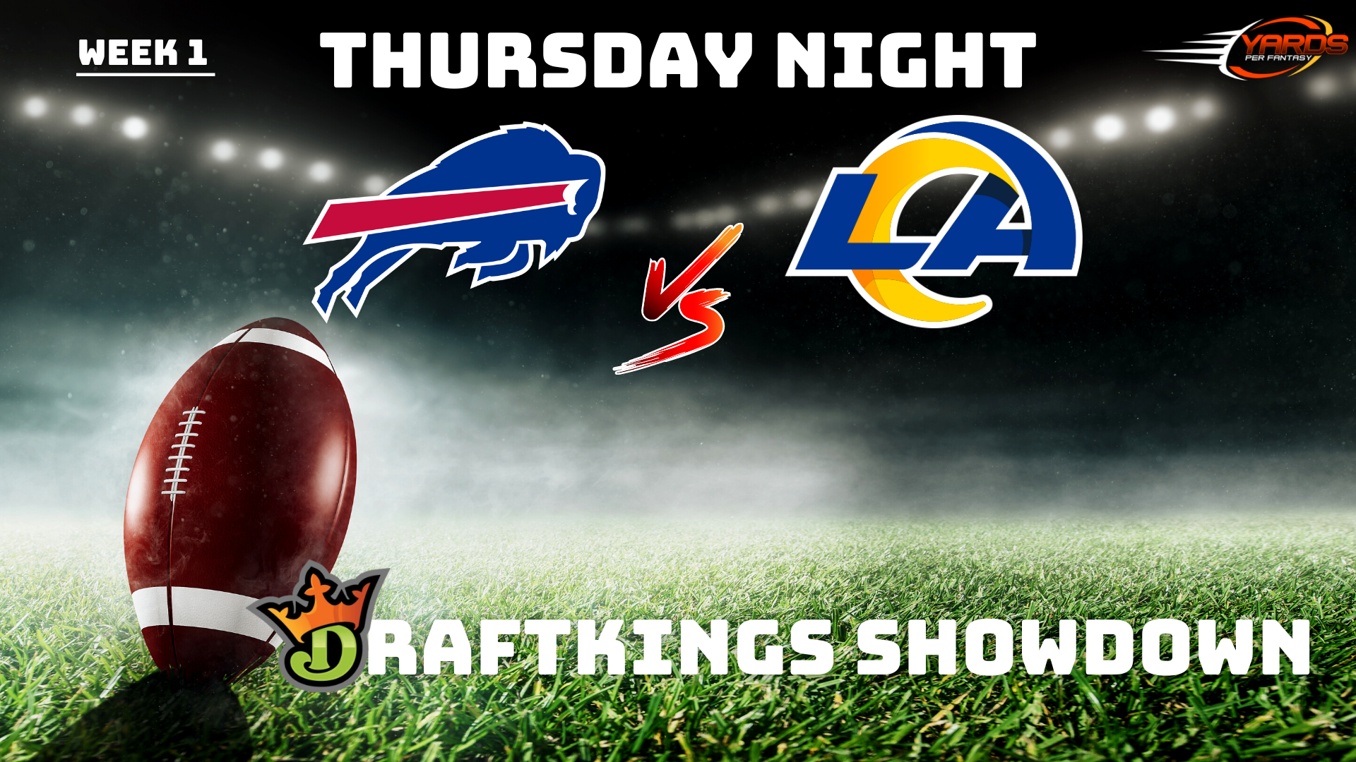 Week 13 DraftKings Monday Night Football Showdown: Buffalo Bills