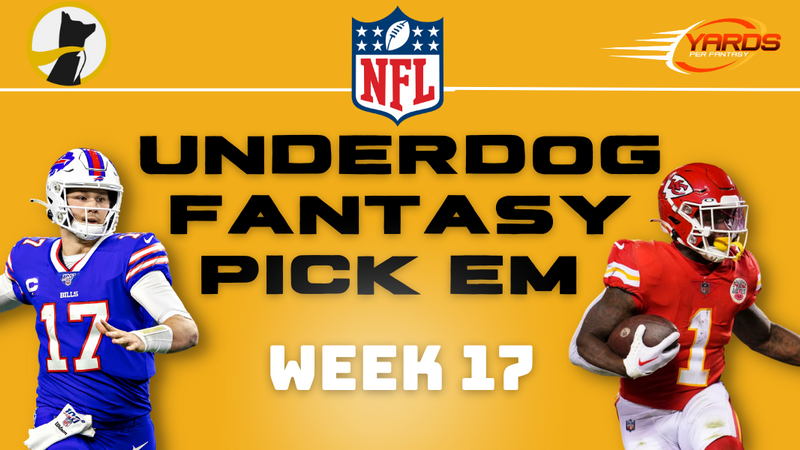 nfl week 17 underdog picks