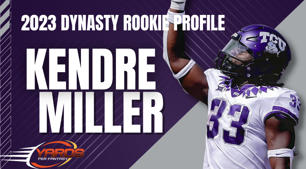 NFL Rookies to Watch - Kendre Miller : r/fantasyfootball