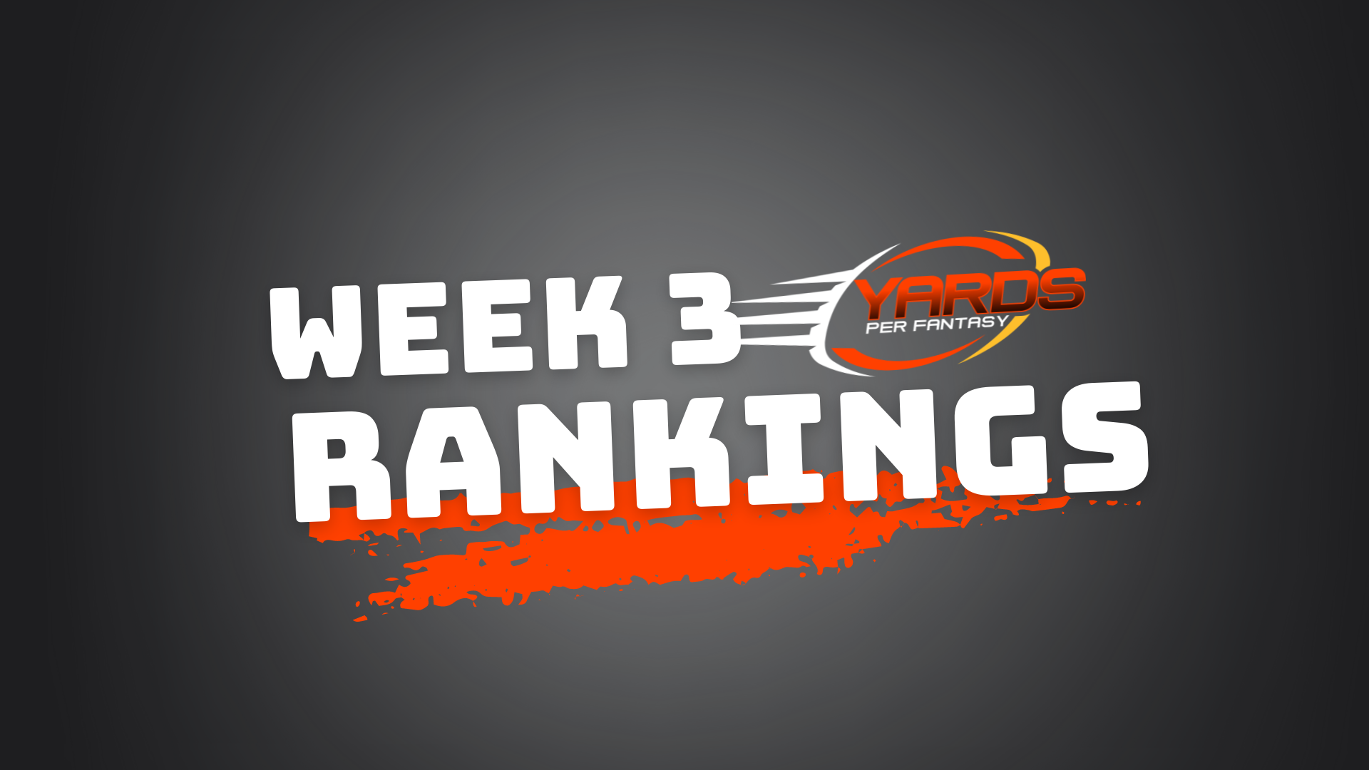 rankings week 3 fantasy football