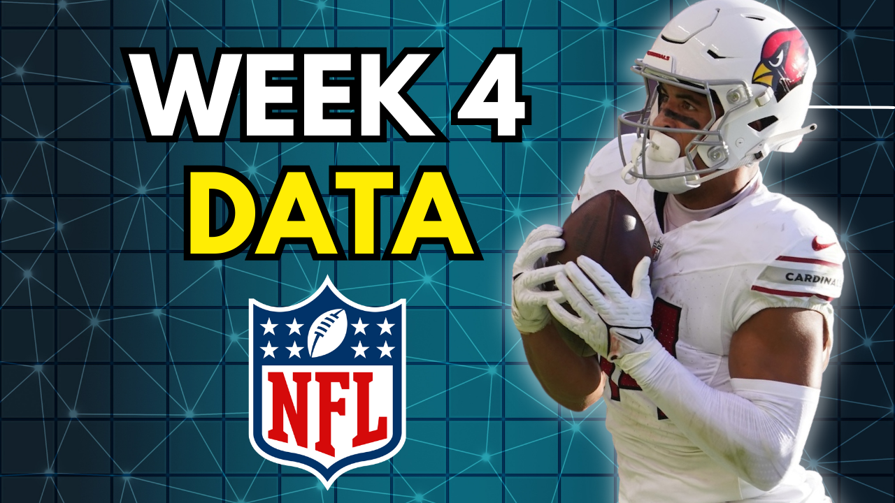 Week 4 Fantasy Football Data - Yards Per Fantasy